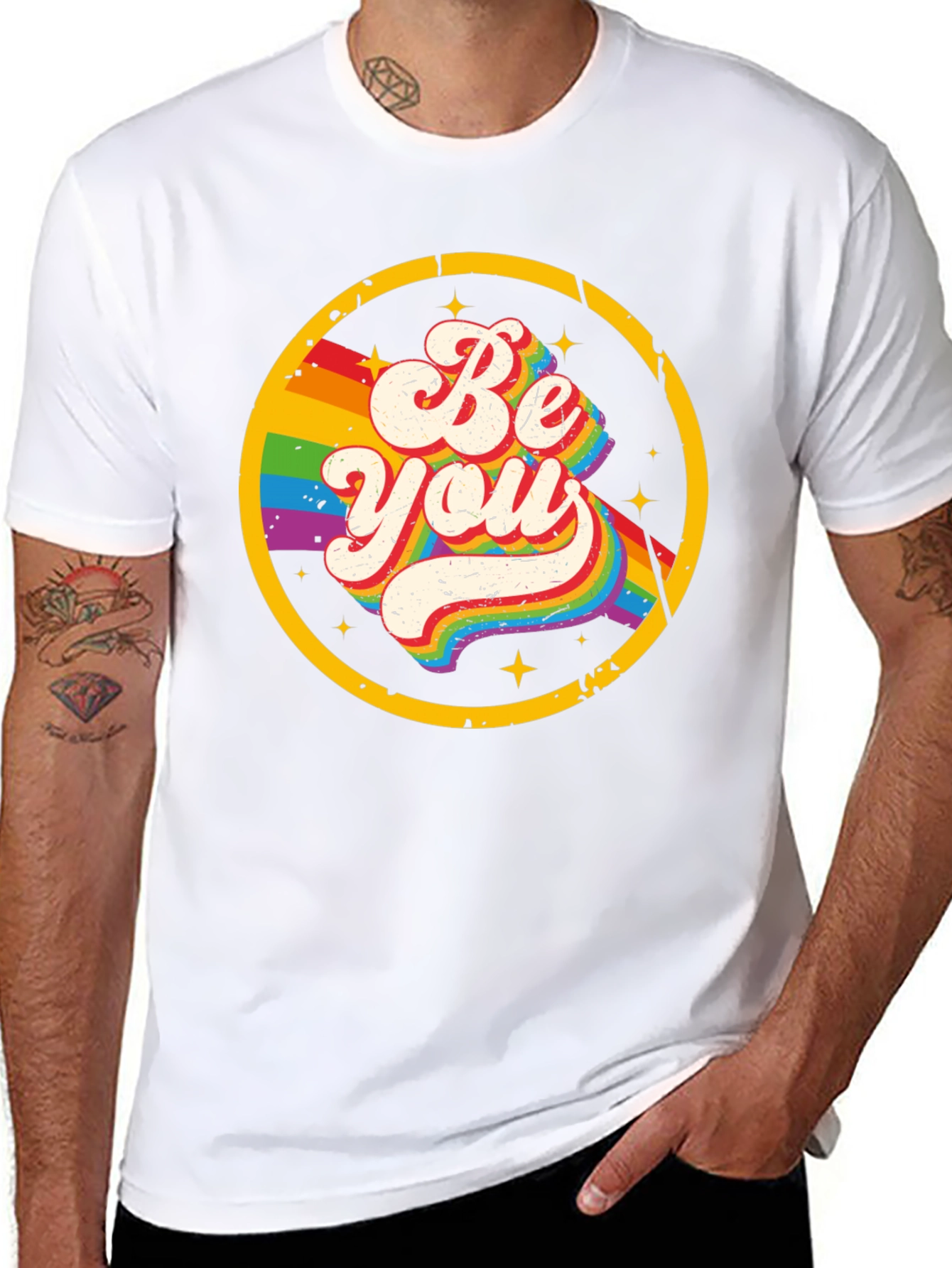 Camiseta Negra Be You Orgullo LGBTQ+