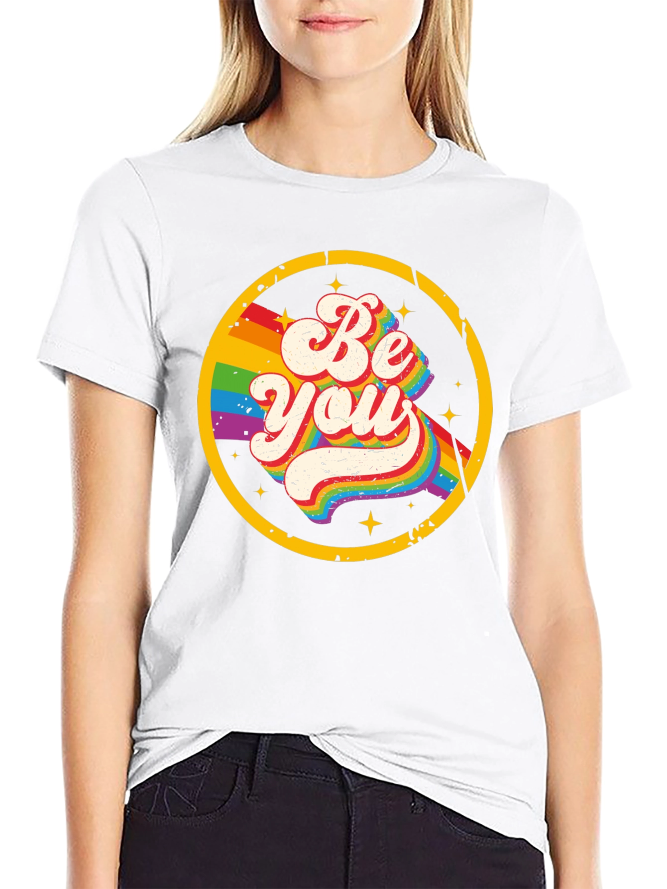 Camiseta Negra Be You Orgullo LGBTQ+