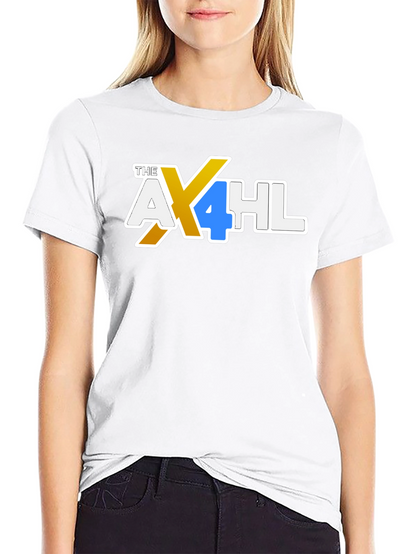 Camiseta Negra con Diseño AX4HL para Hombre