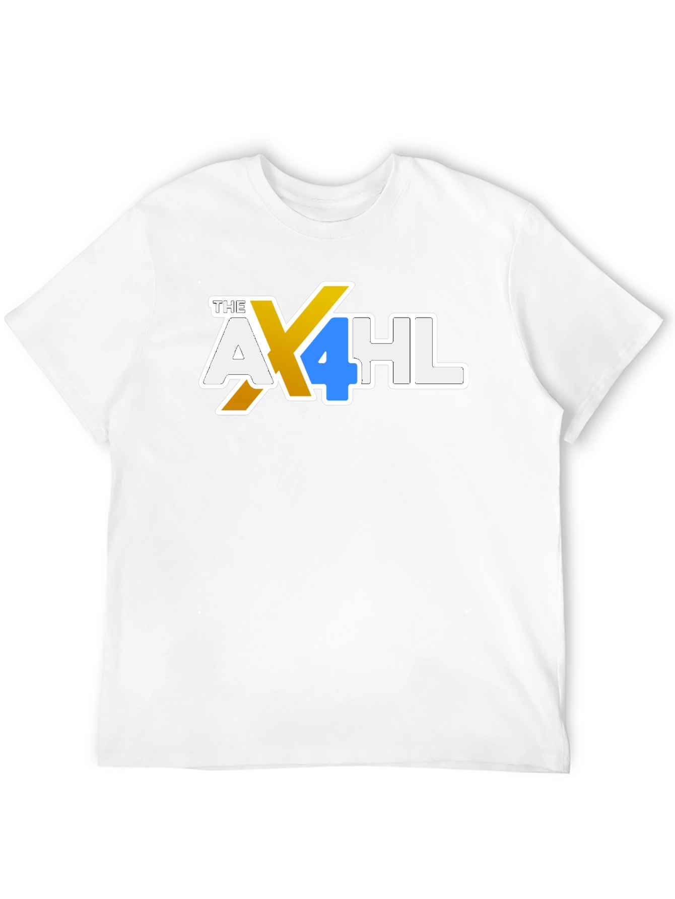 Camiseta Negra con Diseño AX4HL para Hombre