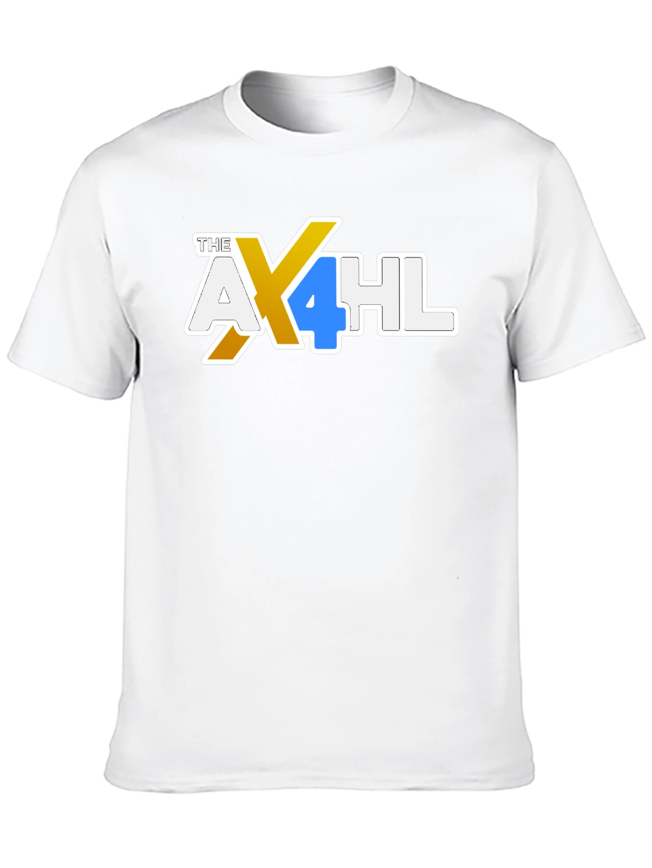 Camiseta Negra con Diseño AX4HL para Hombre