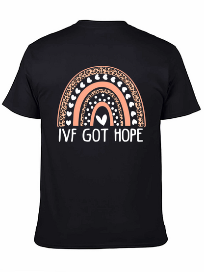 Camiseta IVF Got Hope con Diseño de Arcoíris