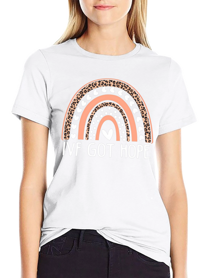 Camiseta IVF Got Hope con Diseño de Arcoíris