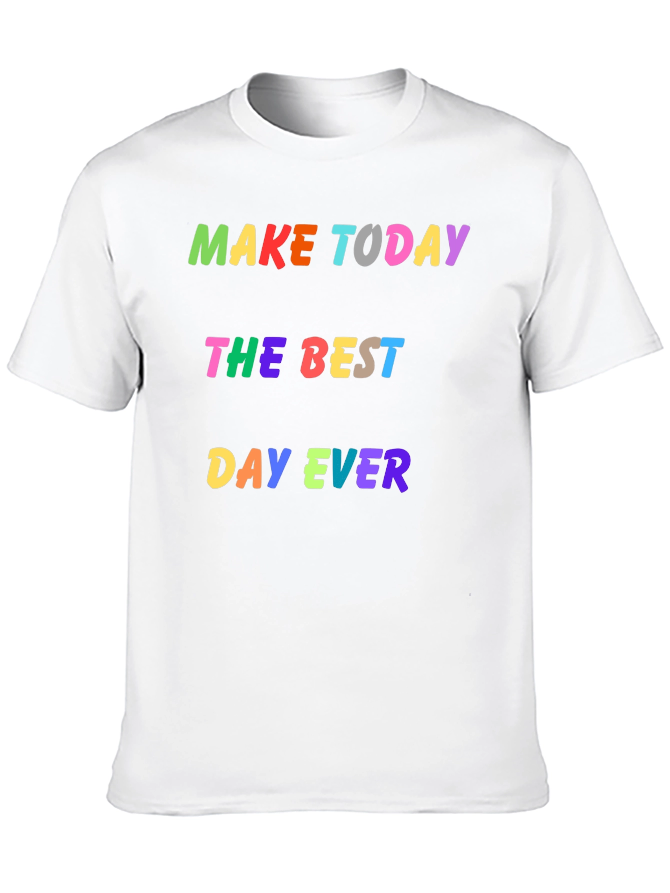 Camiseta Negra Haz Hoy el Mejor Día