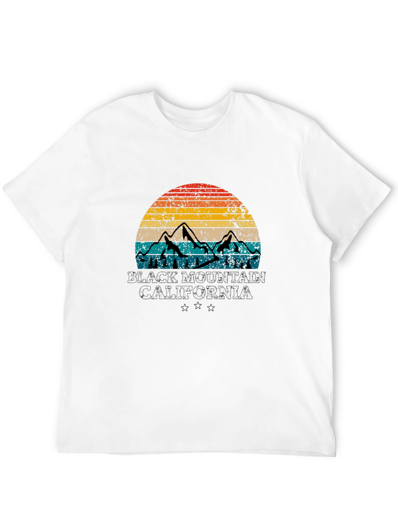 Camiseta Montaña Negra California Retro
