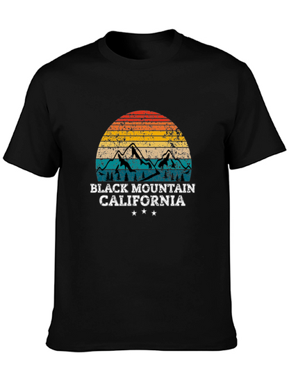 Camiseta Montaña Negra California Retro
