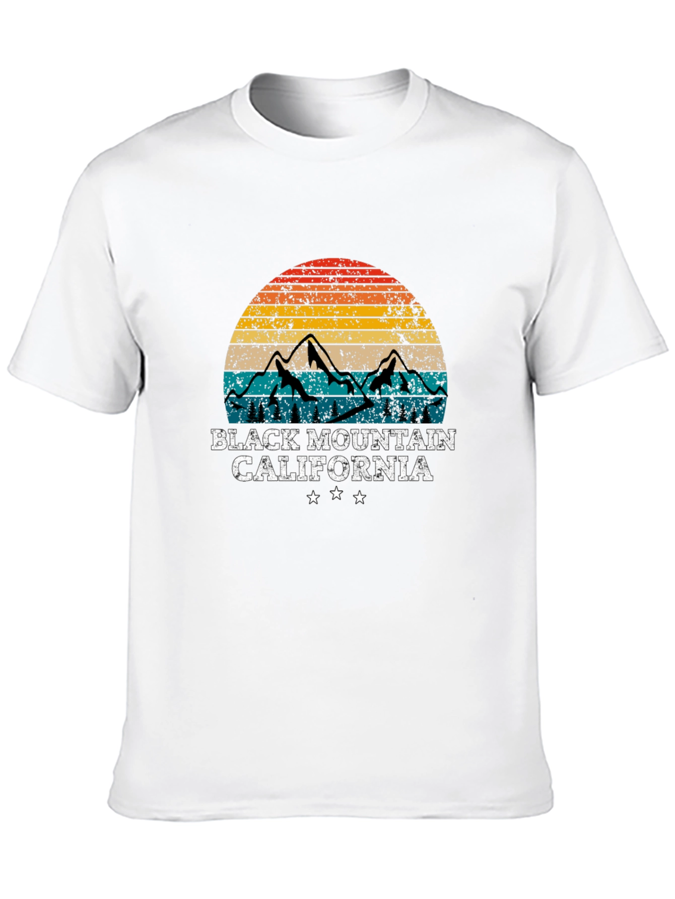 Camiseta Montaña Negra California Retro