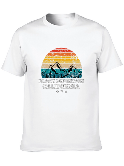 Camiseta Montaña Negra California Retro