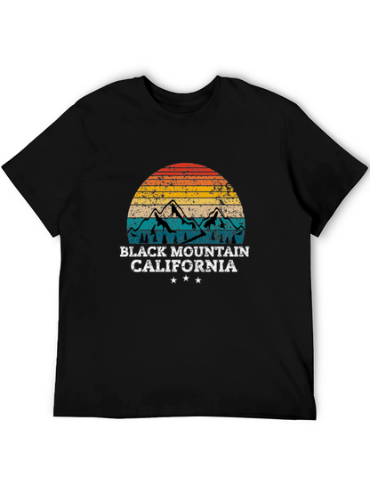 Camiseta Montaña Negra California Retro