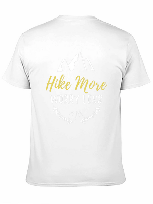 Camiseta Negra Hike More Worry Less