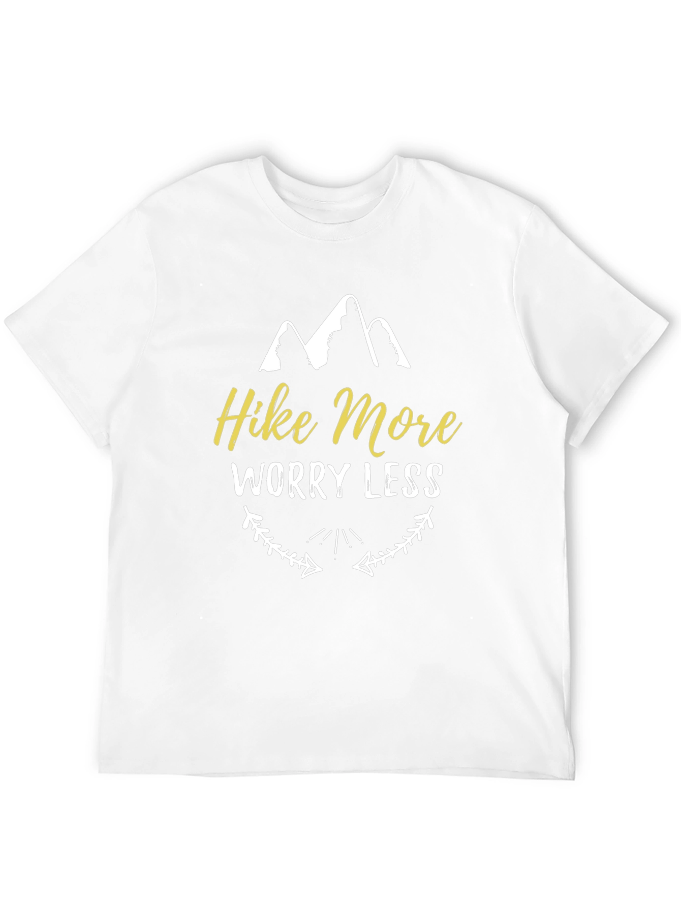 Camiseta Negra Hike More Worry Less