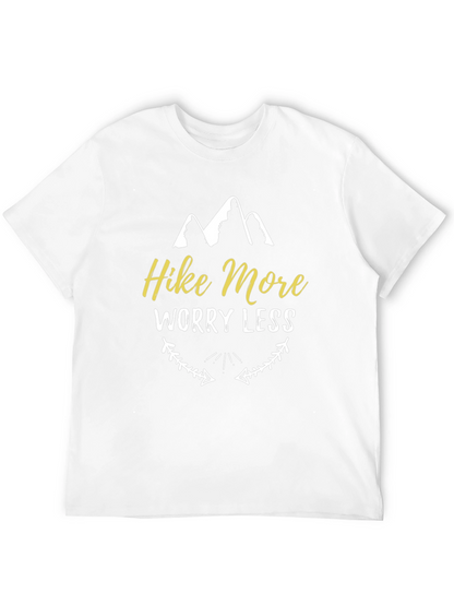 Camiseta Negra Hike More Worry Less