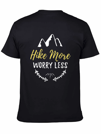 Camiseta Negra Hike More Worry Less