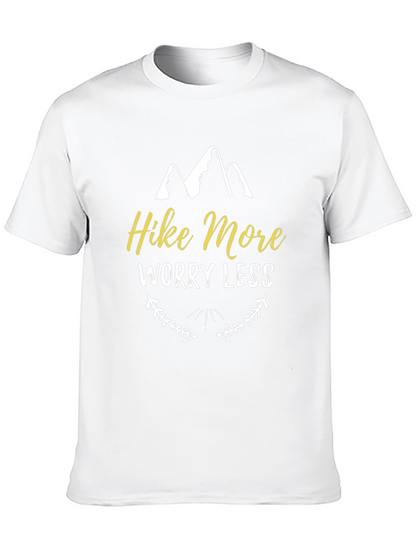 Camiseta Negra Hike More Worry Less