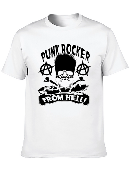 Camiseta Negra Punk Rocker From Hell