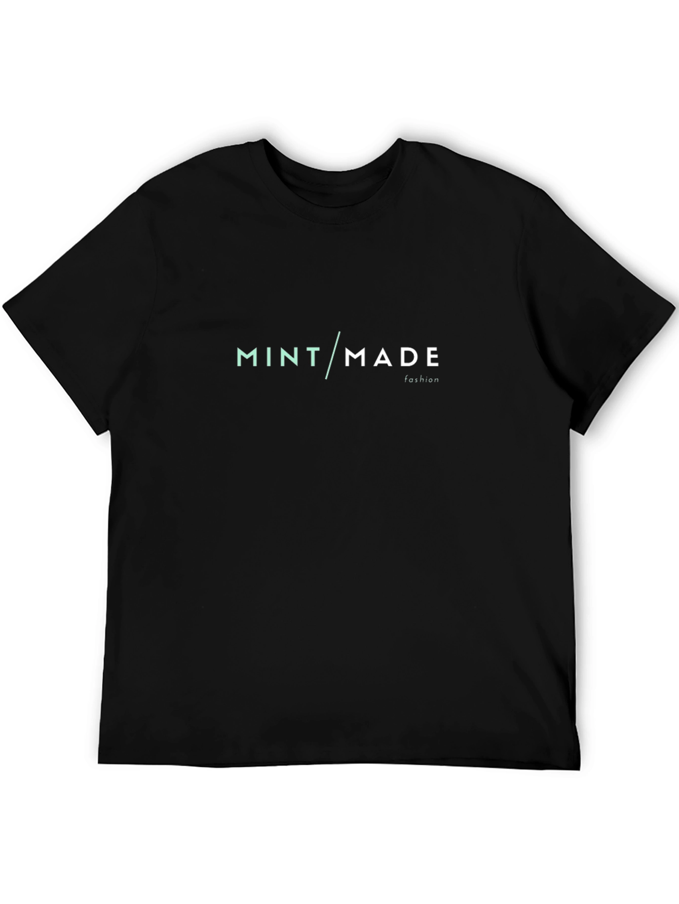 Camiseta Negra Estampada Mint Made Fashion