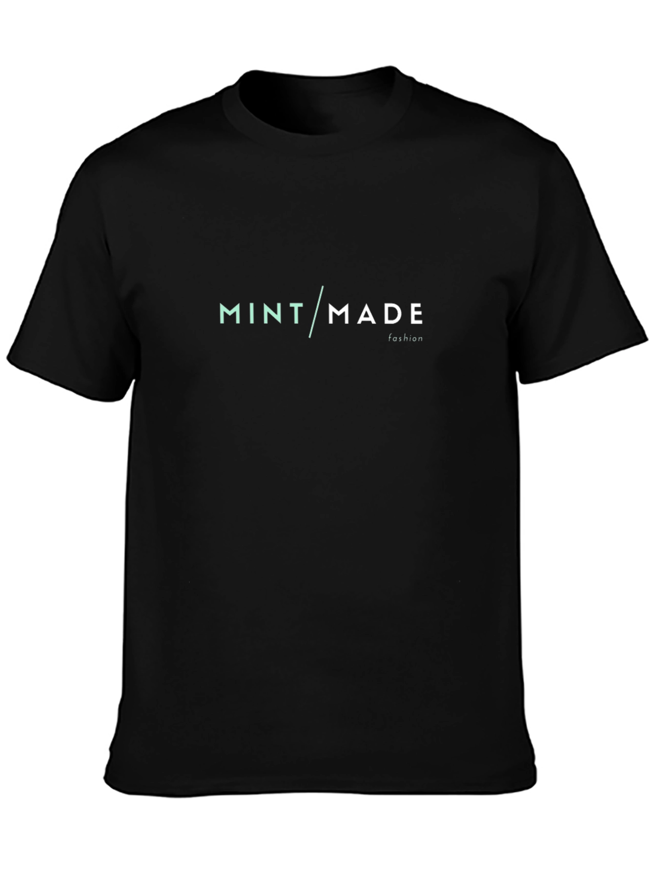 Camiseta Negra Estampada Mint Made Fashion