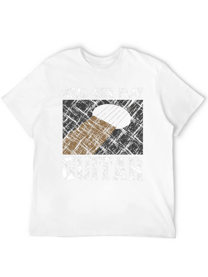 Camiseta Hombre Guitarra - Real Men Play Guitar