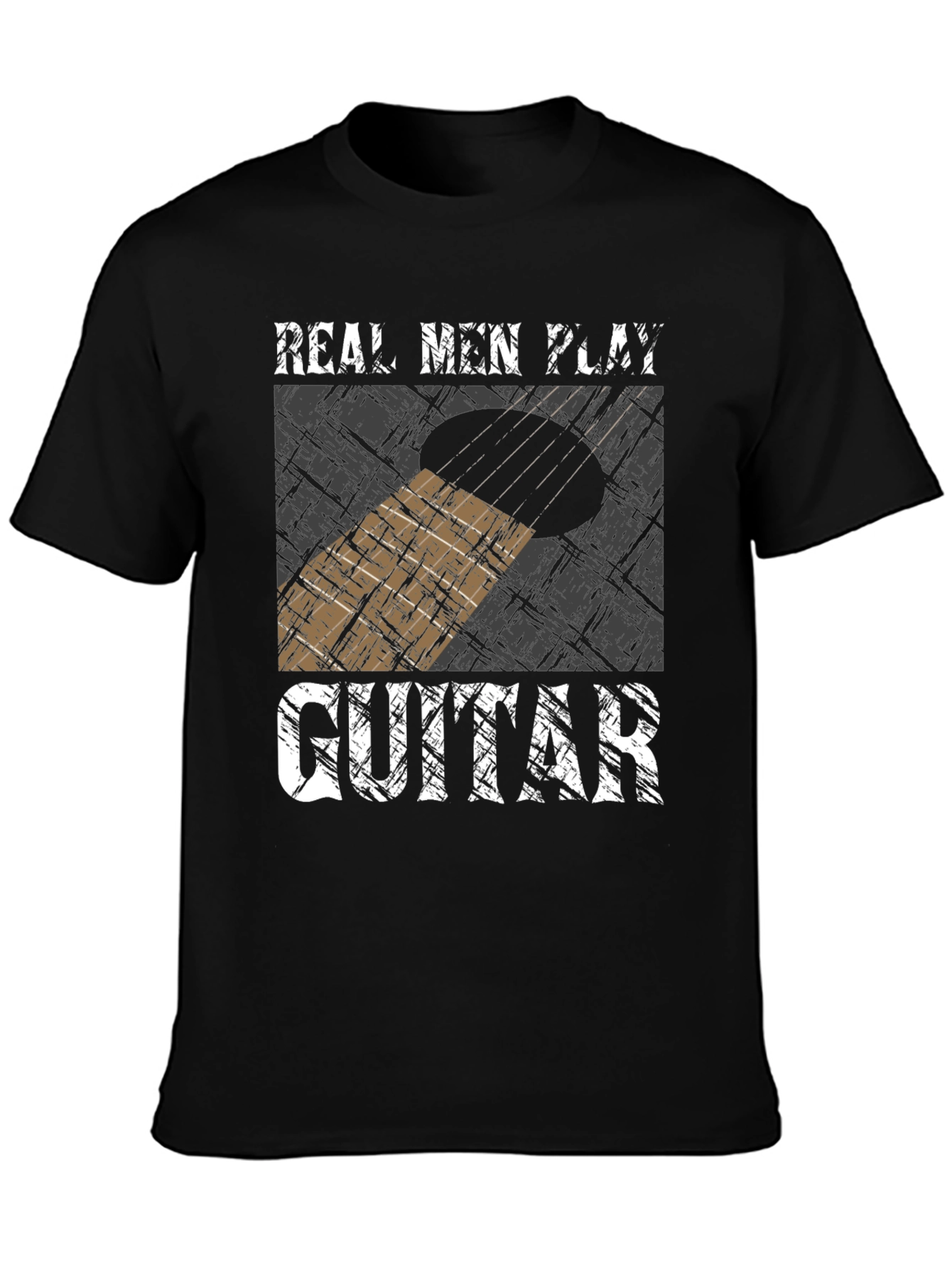 Camiseta Hombre Guitarra - Real Men Play Guitar