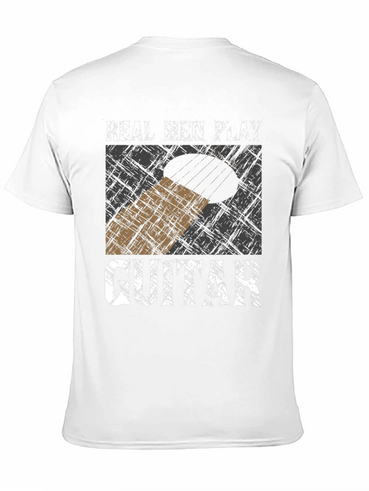 Camiseta Hombre Guitarra - Real Men Play Guitar