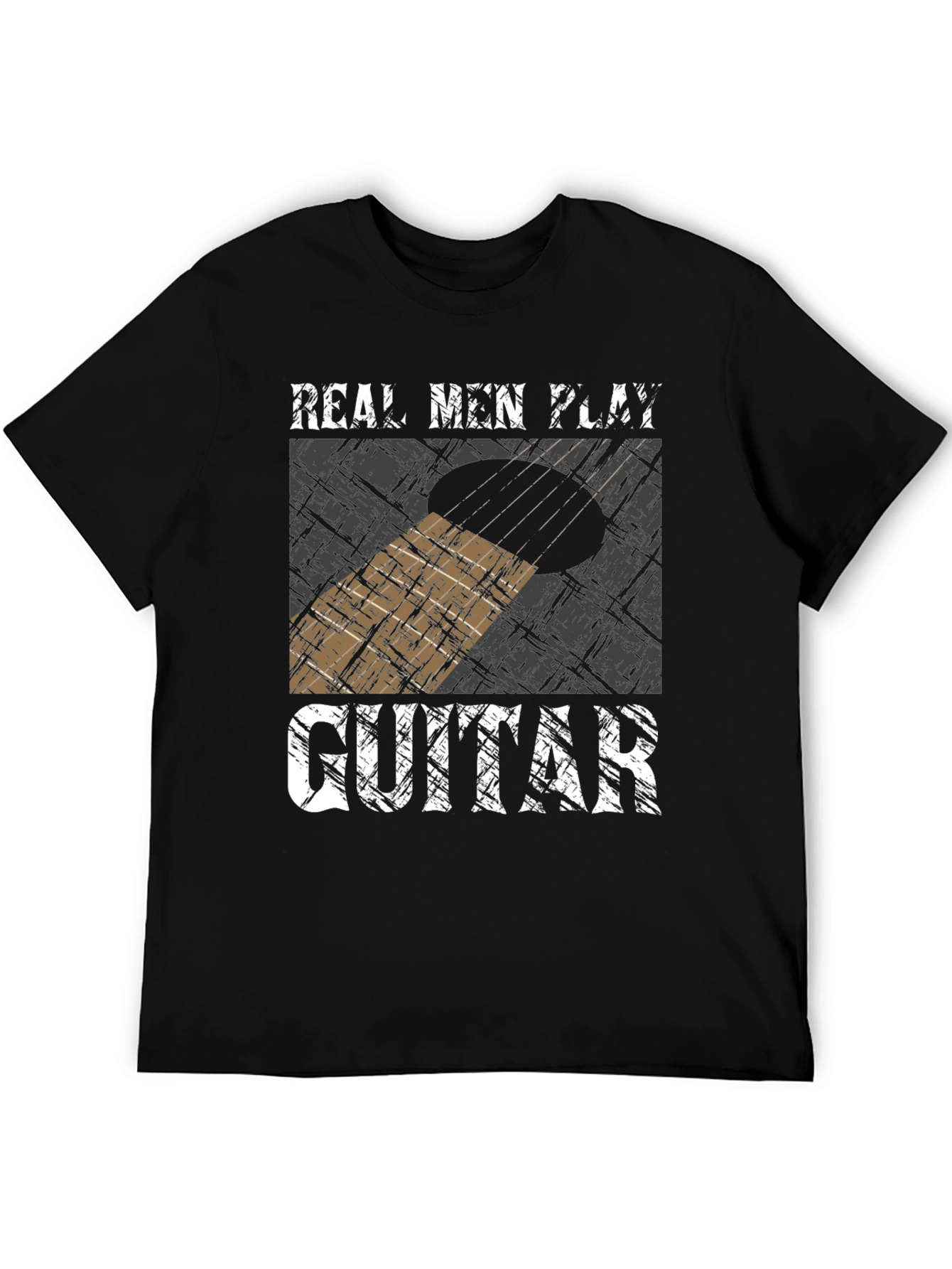 Camiseta Hombre Guitarra - Real Men Play Guitar