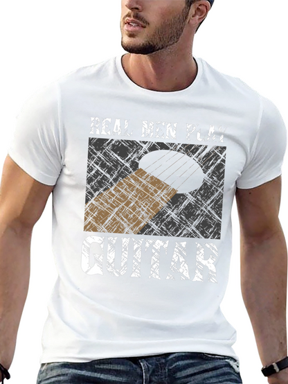Camiseta Hombre Guitarra - Real Men Play Guitar