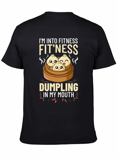Camiseta Divertida Fitness & Dumplings
