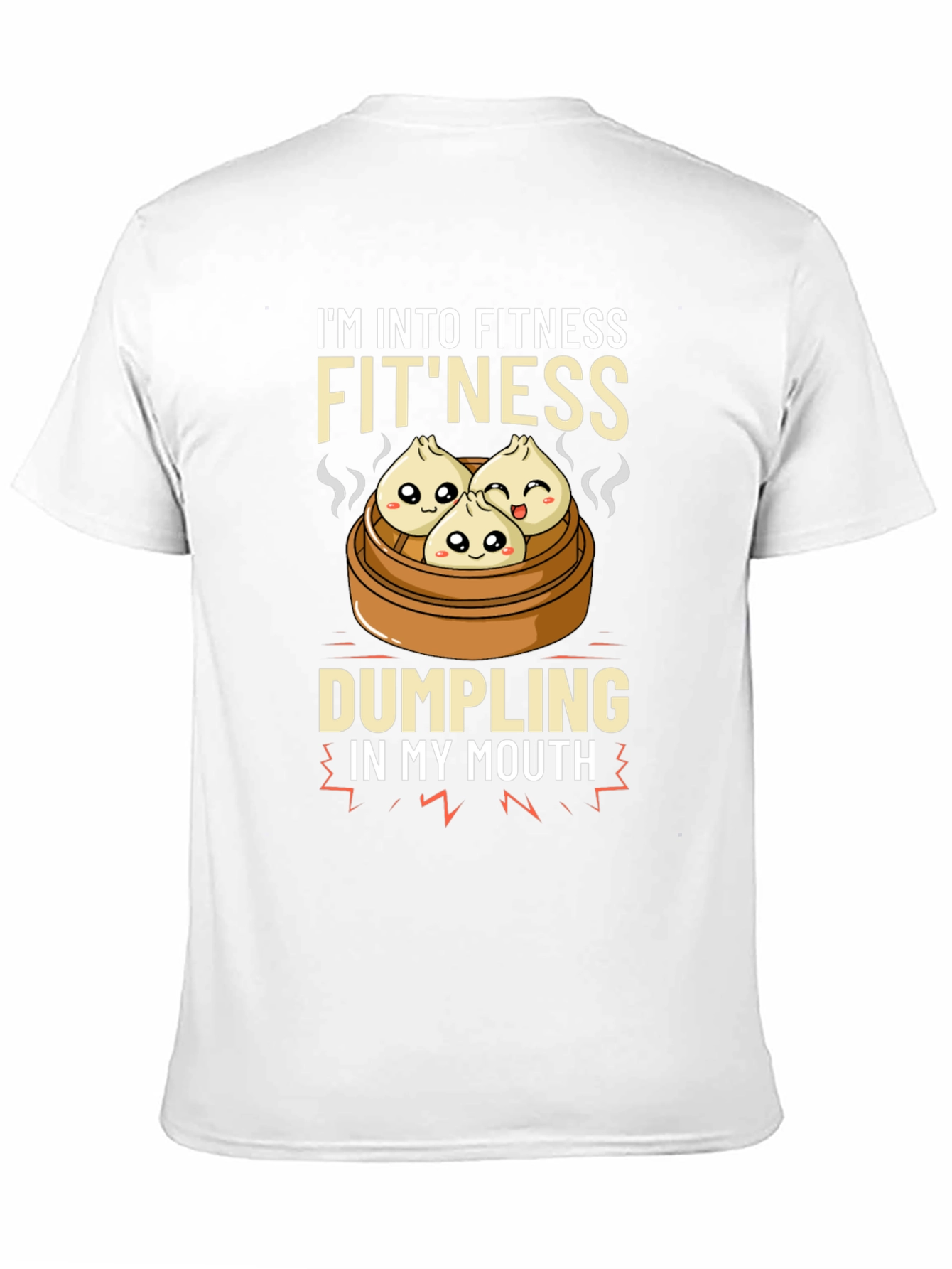 Camiseta Divertida Fitness & Dumplings