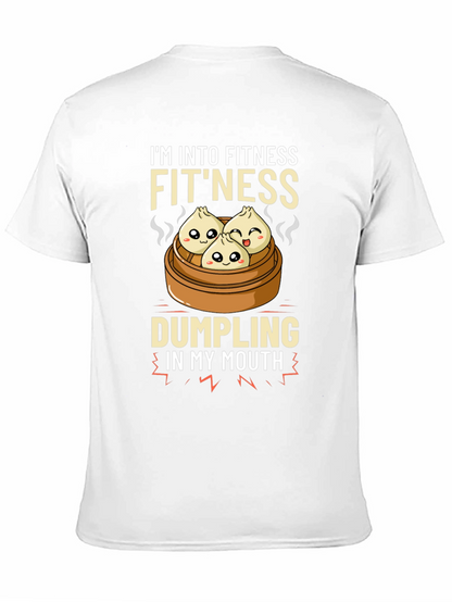 Camiseta Divertida Fitness & Dumplings