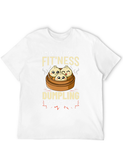 Camiseta Divertida Fitness & Dumplings