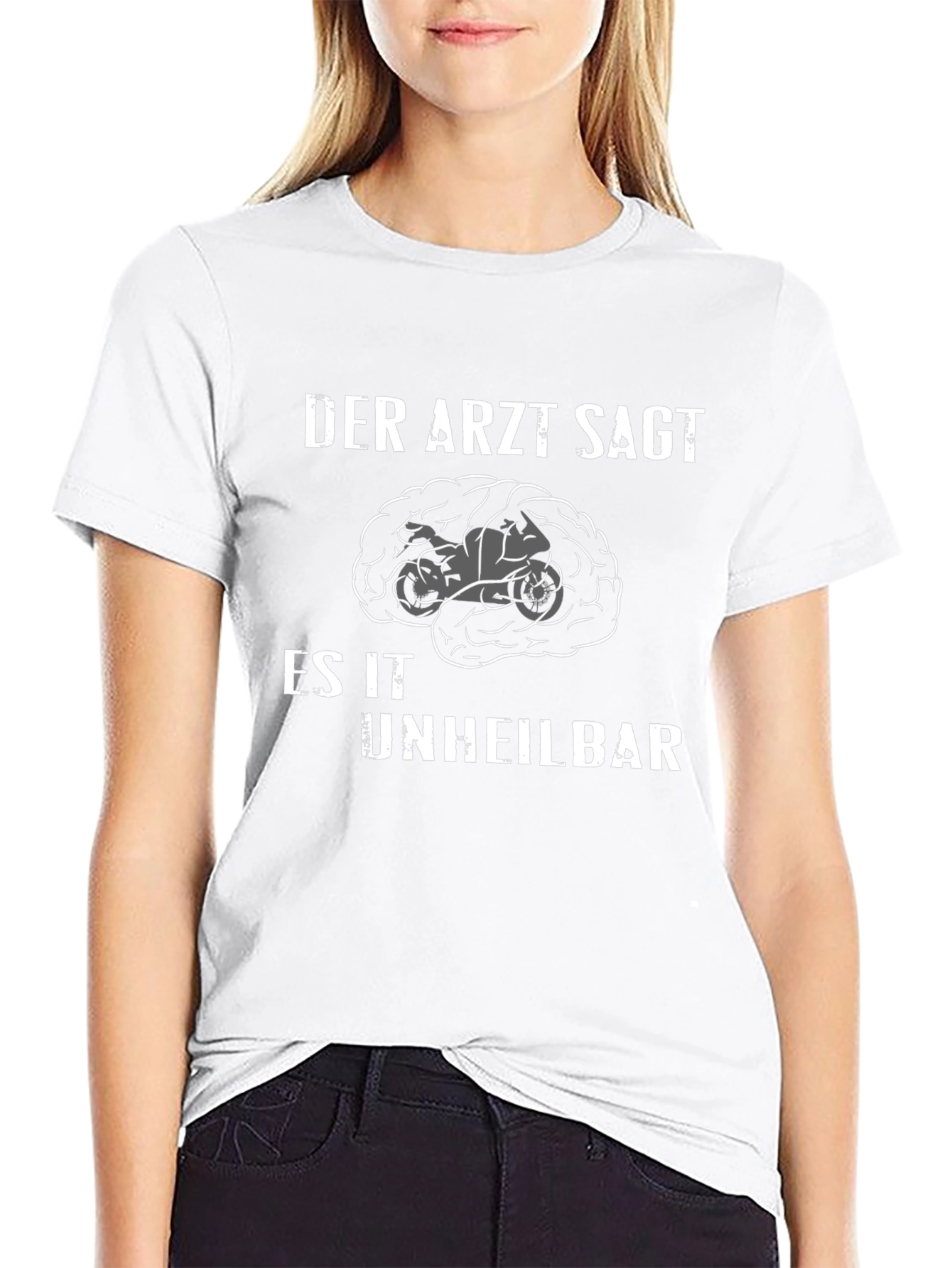 Camiseta Negra Humor Cerebro Imparable