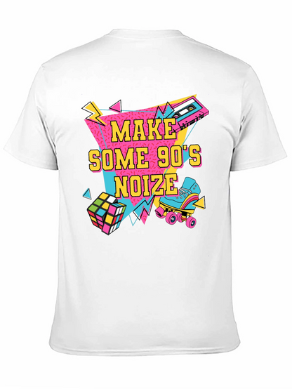Camiseta Negra Estilo Retro Años 90