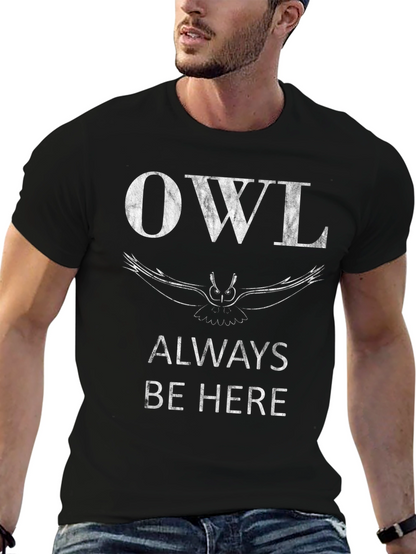 Camiseta Negra OWL Always Be Here