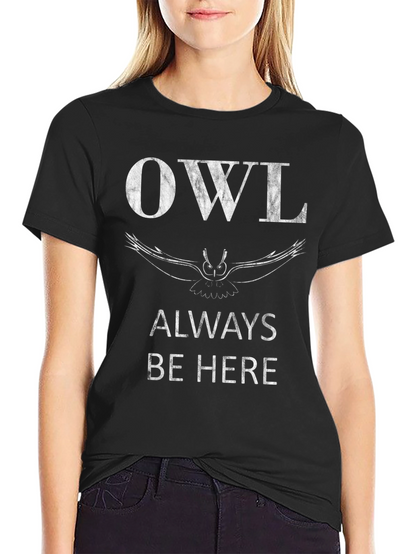 Camiseta Negra OWL Always Be Here