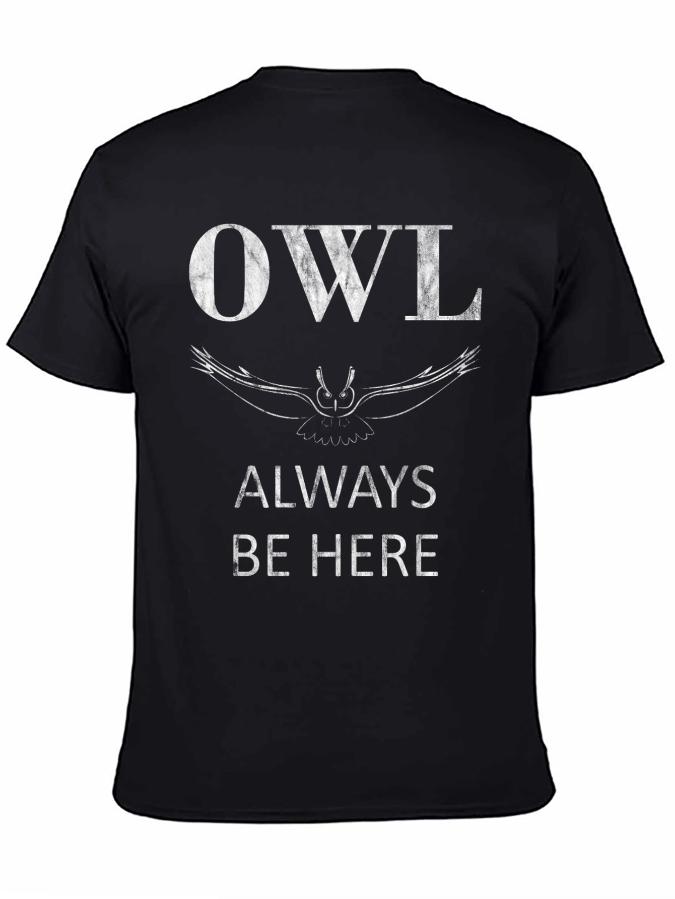 Camiseta Negra OWL Always Be Here