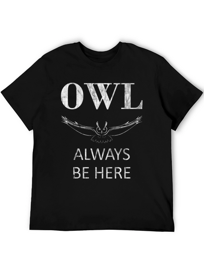 Camiseta Negra OWL Always Be Here