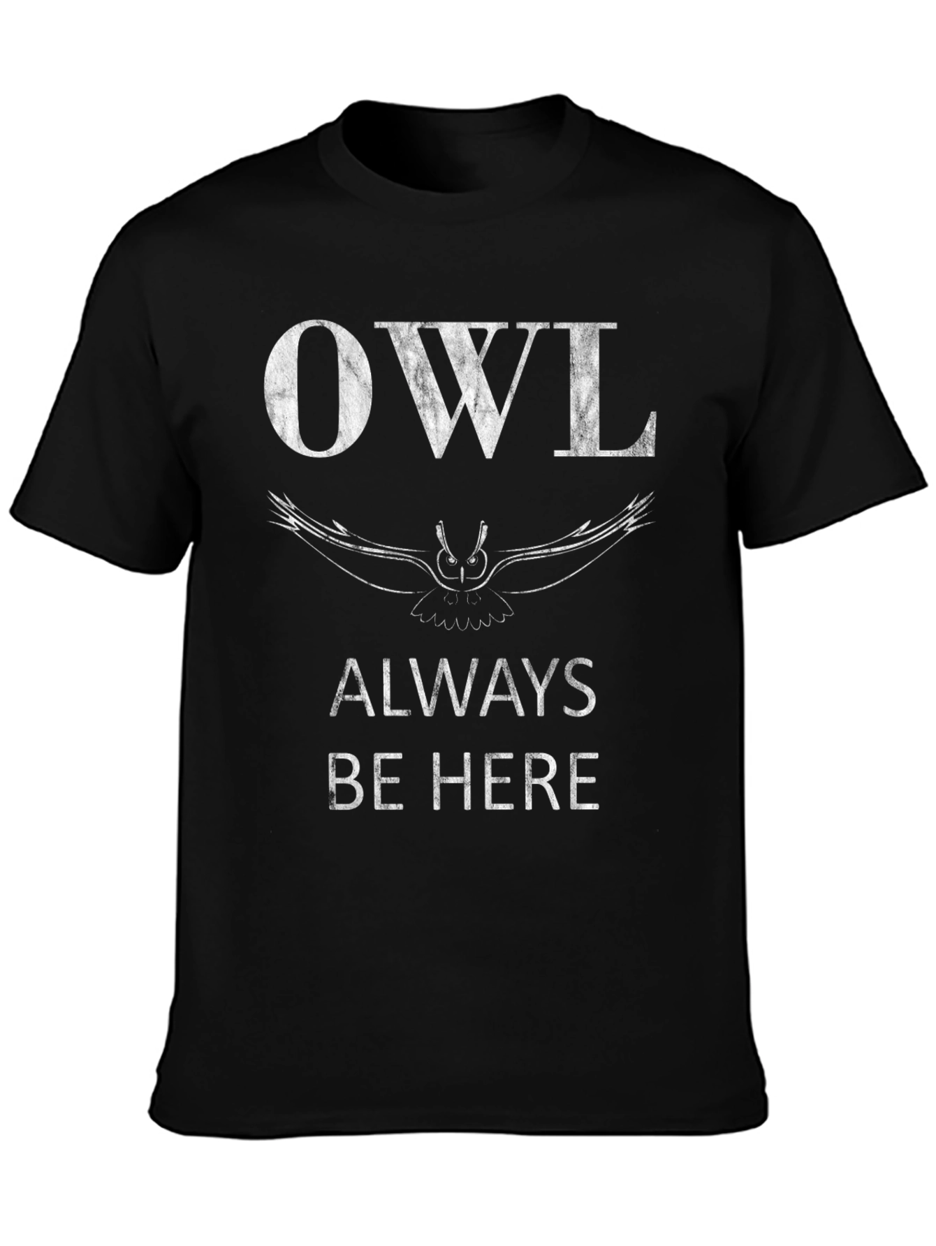 Camiseta Negra OWL Always Be Here