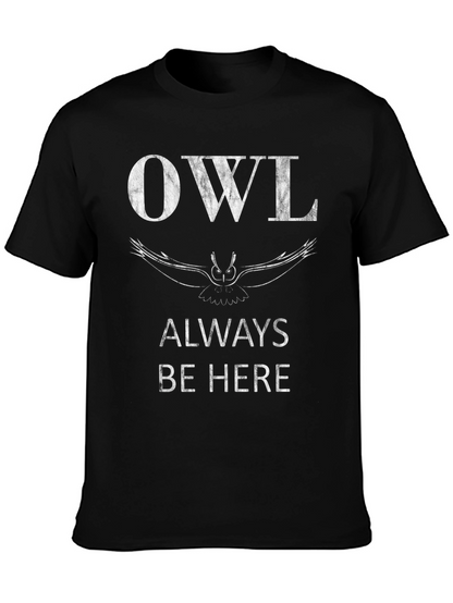 Camiseta Negra OWL Always Be Here