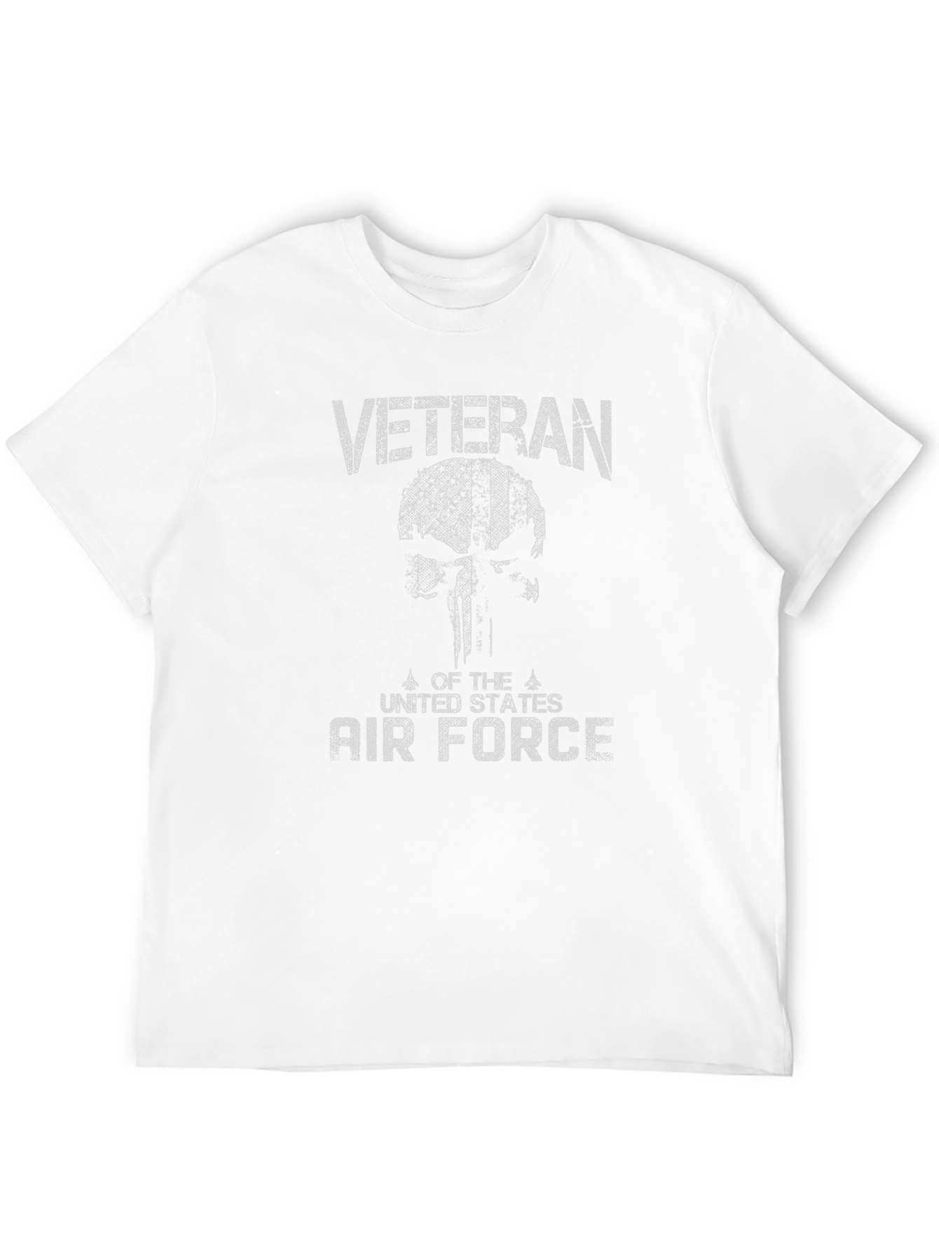Camiseta Veterano Fuerza Aérea EEUU Diseño Cráneo