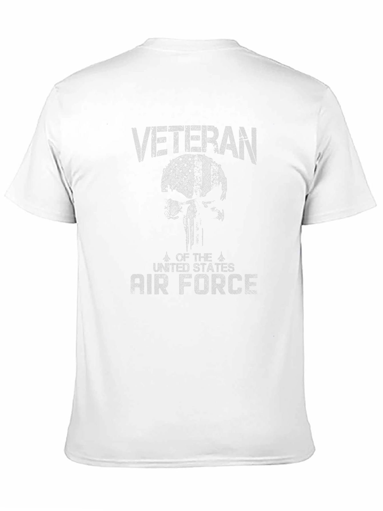 Camiseta Veterano Fuerza Aérea EEUU Diseño Cráneo