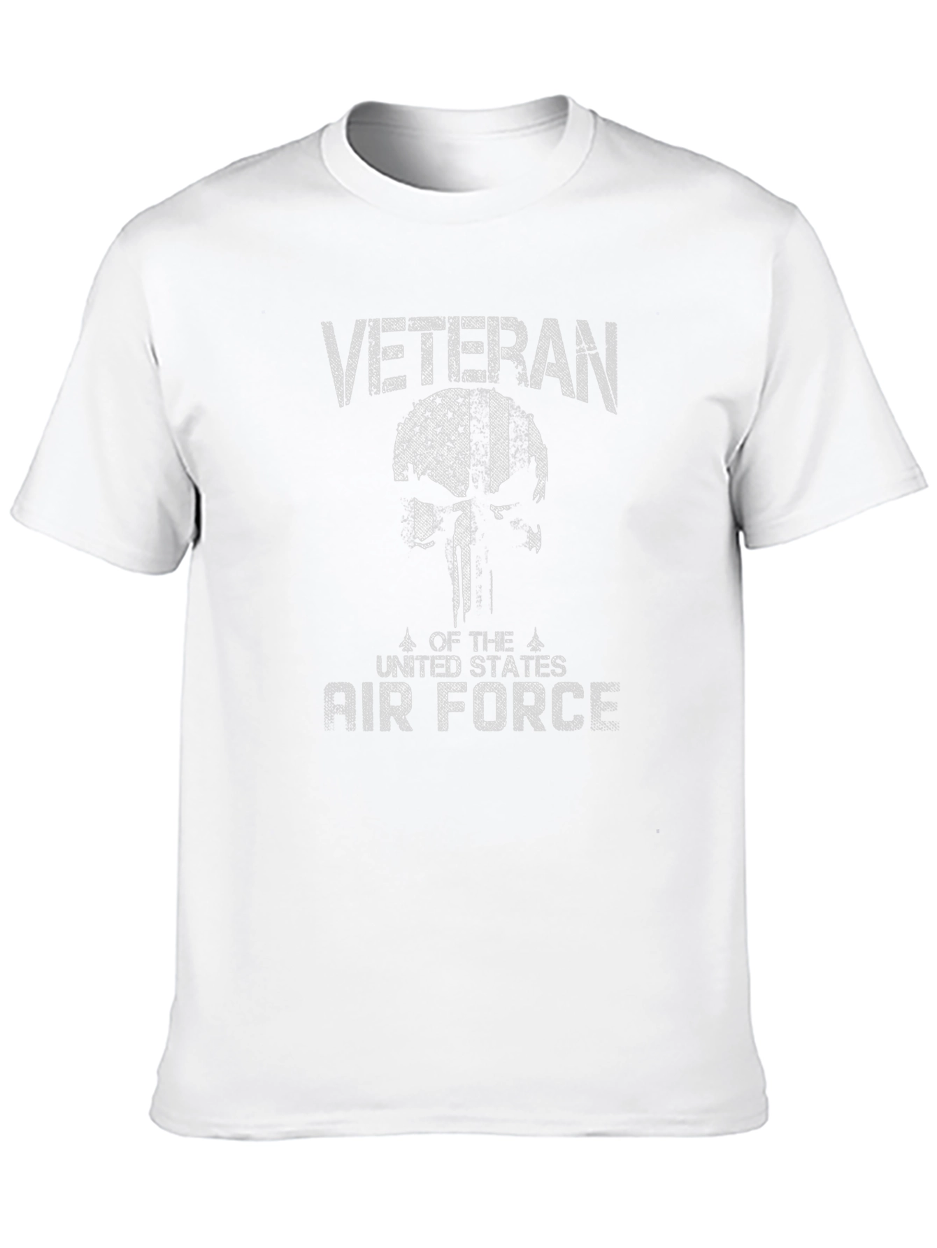 Camiseta Veterano Fuerza Aérea EEUU Diseño Cráneo