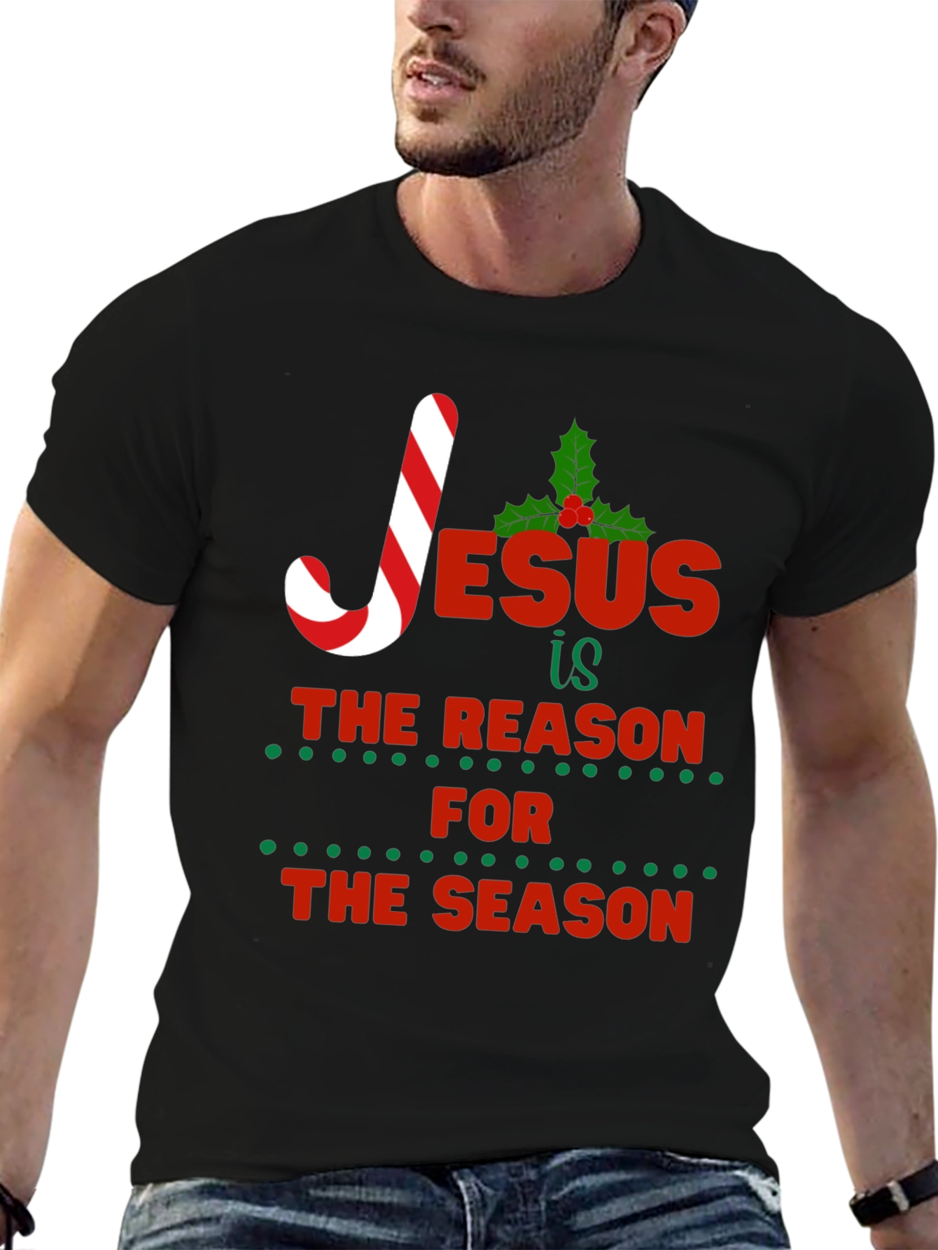 Camiseta Navideña: Jesús es la Razón