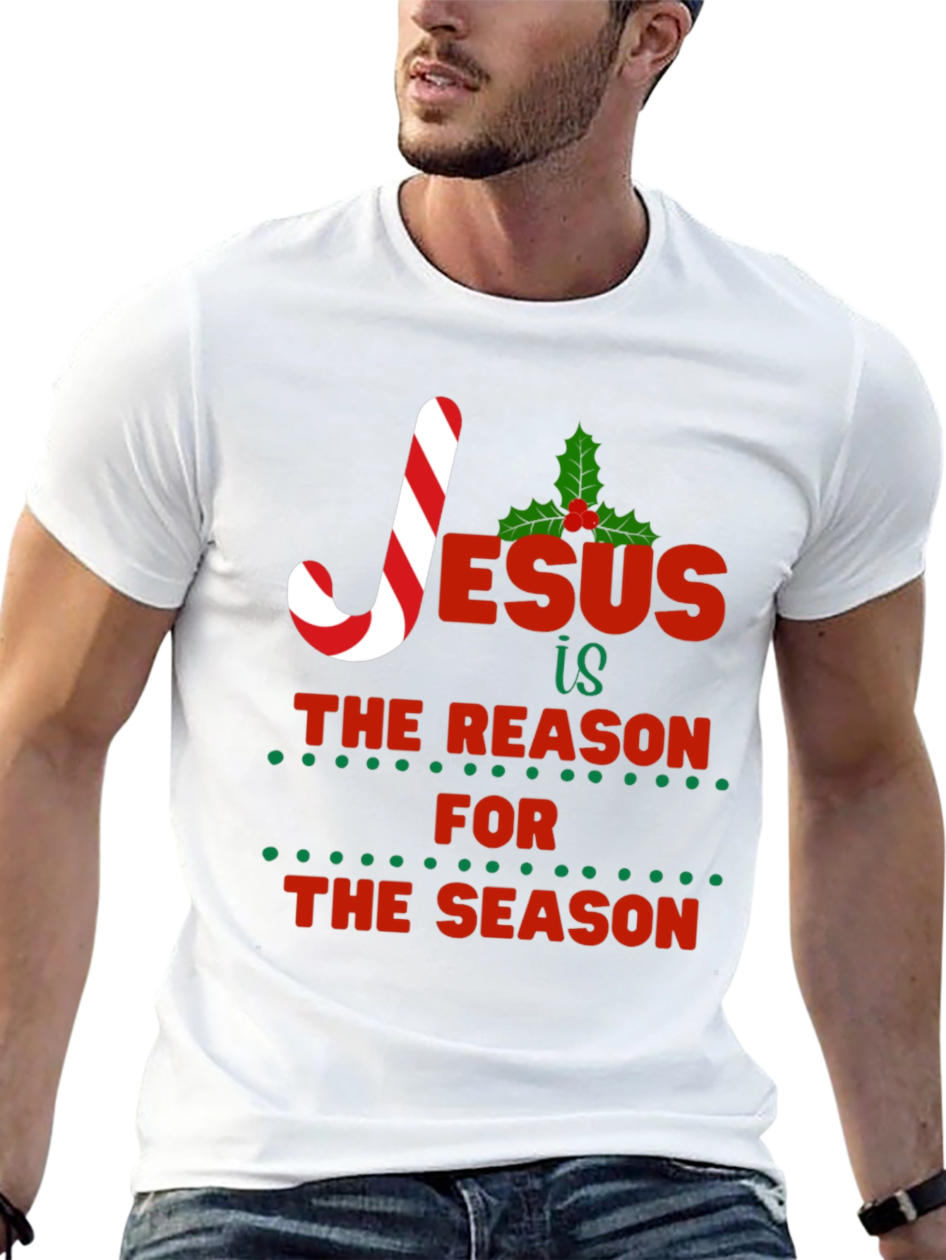 Camiseta Navideña: Jesús es la Razón