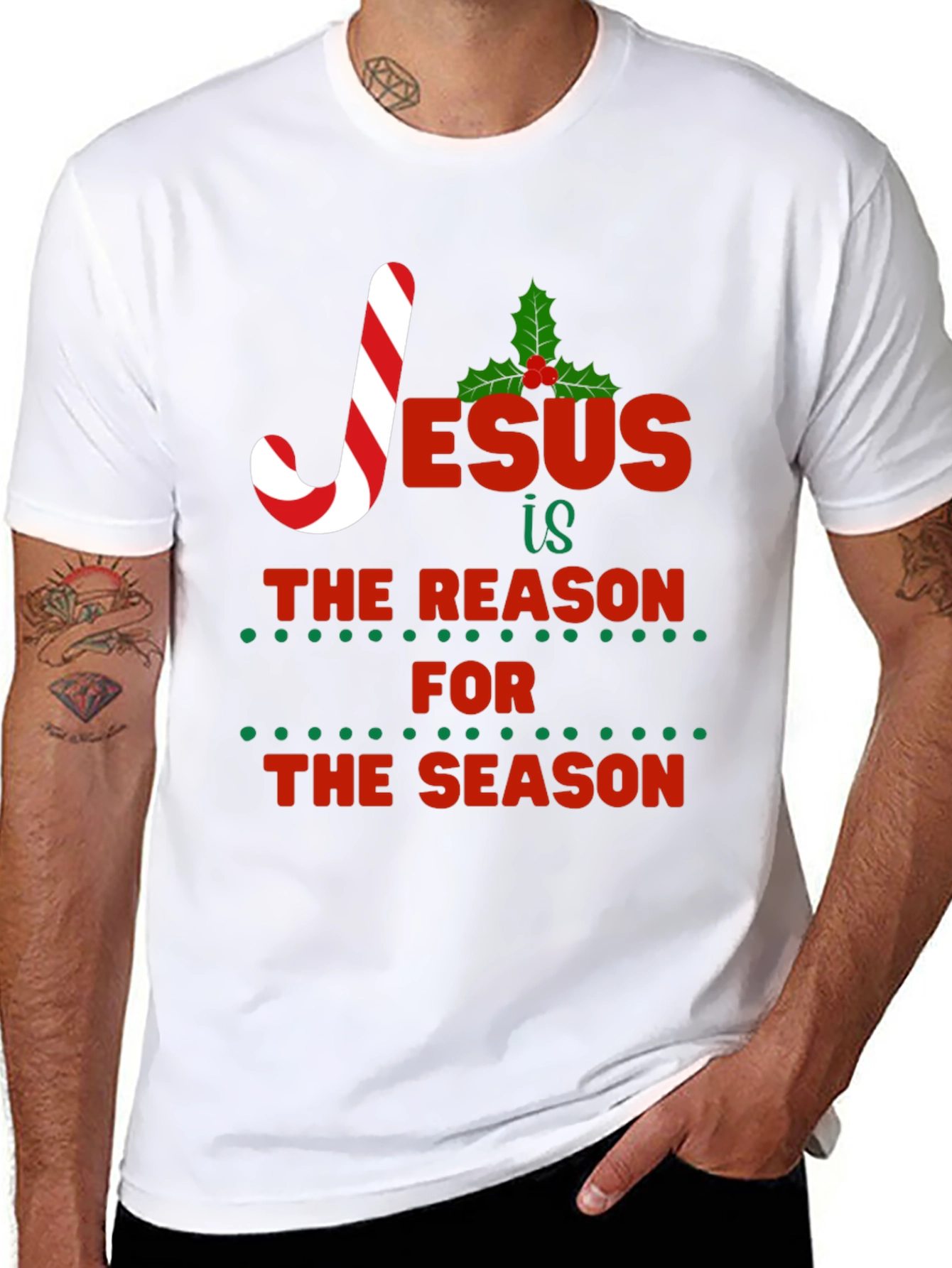 Camiseta Navideña: Jesús es la Razón