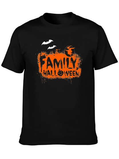 Camiseta Negra Halloween Familiar