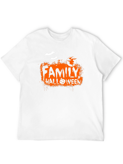 Camiseta Negra Halloween Familiar