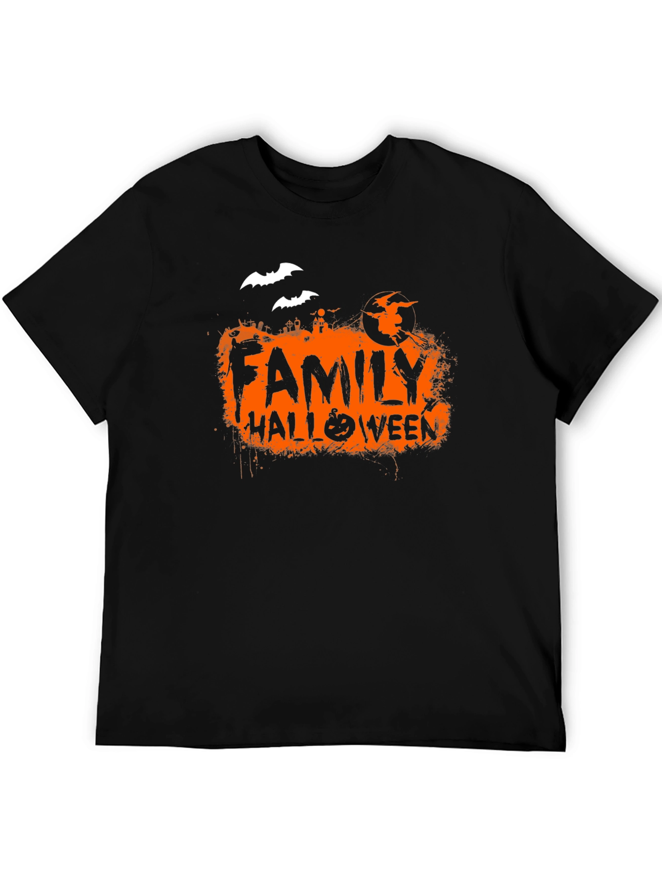 Camiseta Negra Halloween Familiar
