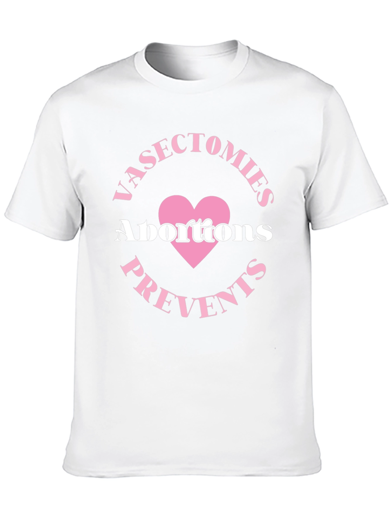 Camiseta Negra: Vasectomías Previene Abortos