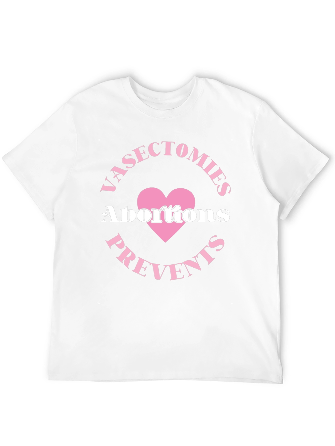 Camiseta Negra: Vasectomías Previene Abortos