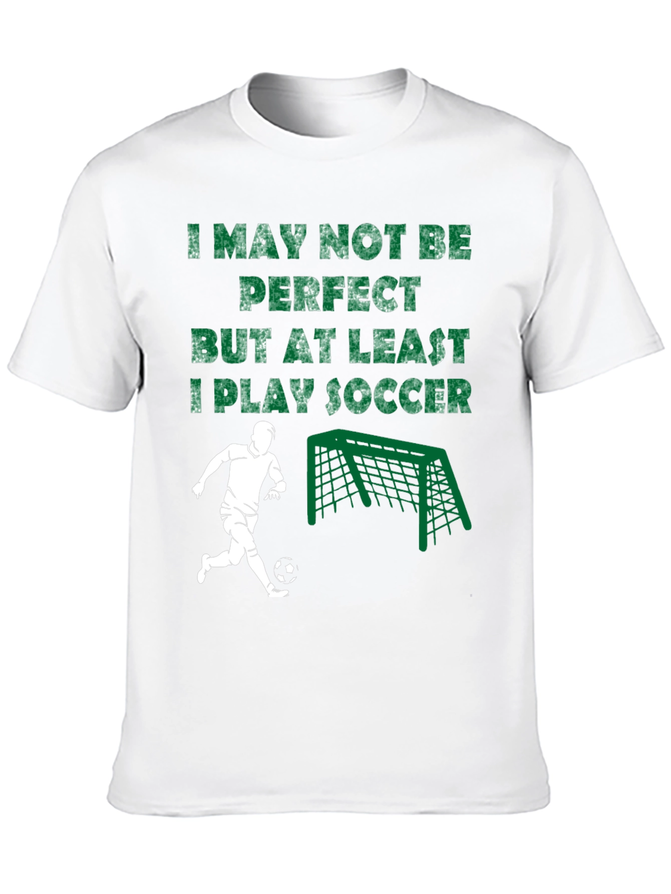 Camiseta Negra I Play Soccer para Hombre